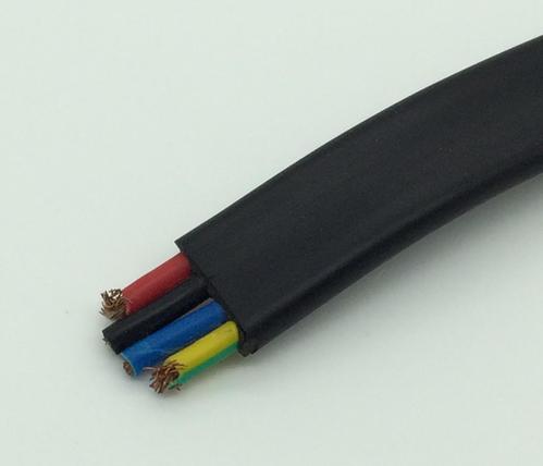 屏蔽扁平电缆适用于作变频器供电电缆. 产品图片展示